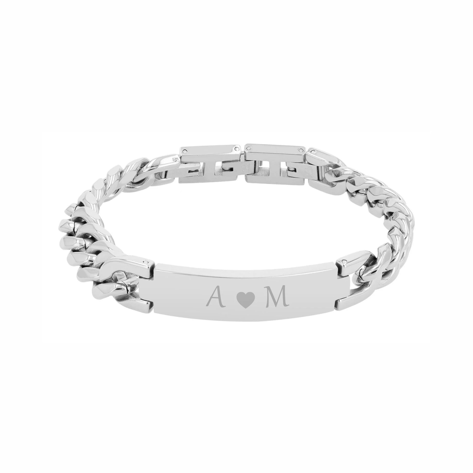 Lino ID-Armband mit Gravur (Edelstahl)