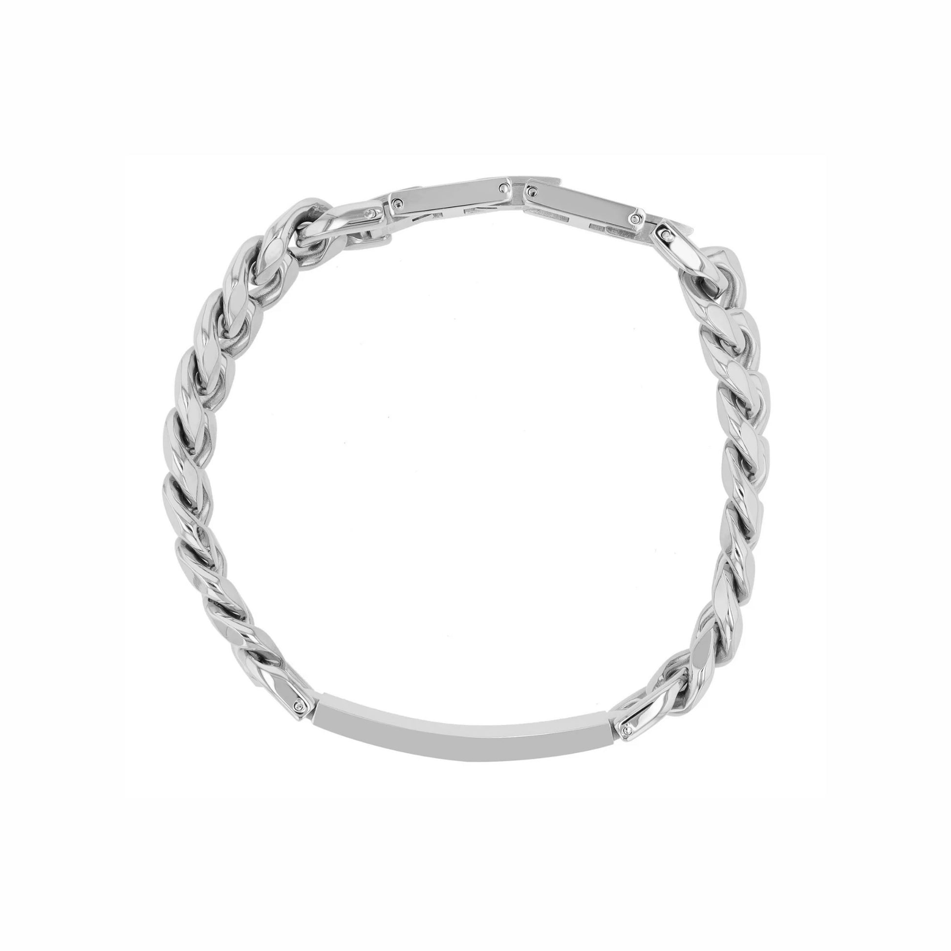 Lino ID-Armband mit Gravur (Edelstahl)