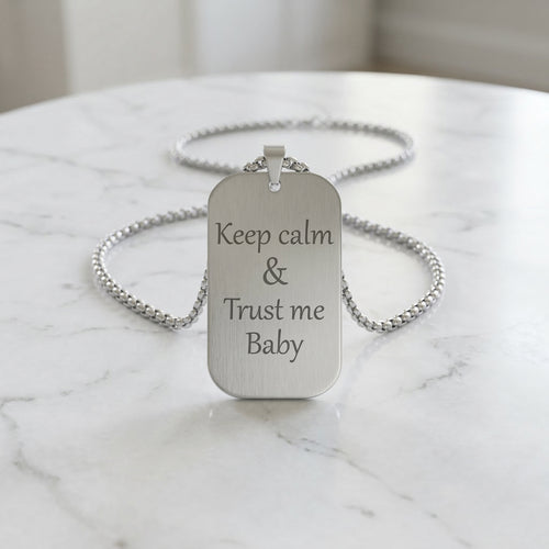 Doc-Tag Halskette mit Gravur